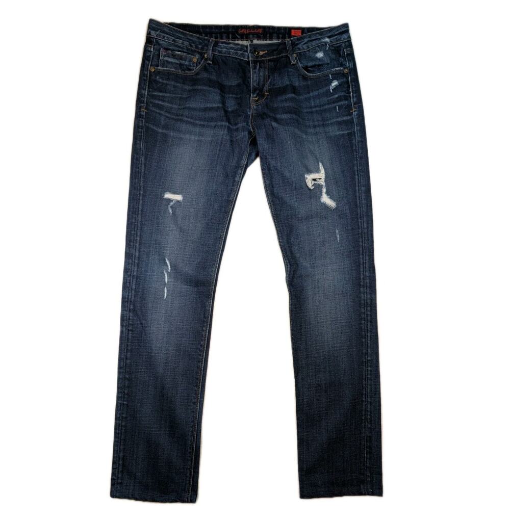 Cult of Individuality Teaser Skinny Jean Distressed Med Wash Womens 31 (33x31)